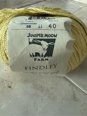 Juniper Moon Farm Findley Yarn - Chamomile Yellow